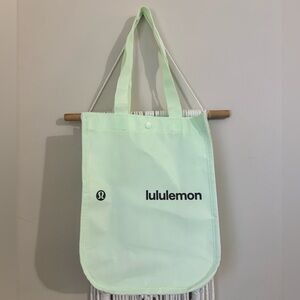 Lululemon Athletica Light Green Tote Bag